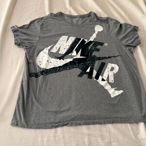 Nike air Jordan Gray 3XL T-Shirt